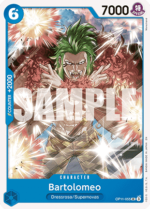 Bartolomeo (OP11-055) - A Fist of Divine Speed (Uncommon) [OP11-055] - JotaCards - Tu Tienda de TCG