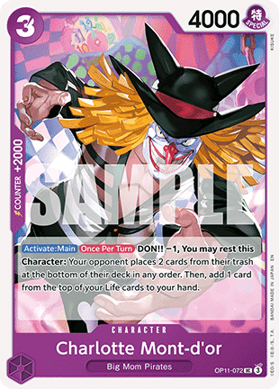 Charlotte Mont-d'or (OP11-072) - A Fist of Divine Speed (Uncommon) [OP11-072] - JotaCards - Tu Tienda de TCG