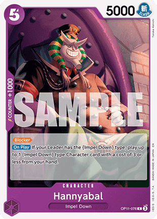 Hannyabal (OP11-076) - A Fist of Divine Speed (Common) [OP11-076] - JotaCards - Tu Tienda de TCG