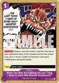 When Two Men Are Fighting the Last Thing I Need Is Some Half-Hearted Assistance!!!! (OP11-079) - A Fist of Divine Speed (Uncommon) [OP11-079] - JotaCards - Tu Tienda de TCG