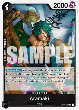 Aramaki (OP11-082) - A Fist of Divine Speed (Rare) [OP11-082] - JotaCards - Tu Tienda de TCG