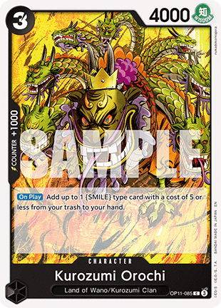 Kurozumi Orochi (OP11-085) - A Fist of Divine Speed (Common) [OP11-085] - JotaCards - Tu Tienda de TCG