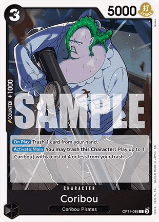 Coribou (OP11-086) - A Fist of Divine Speed (Common) [OP11-086] - JotaCards - Tu Tienda de TCG