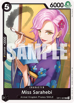 Miss Sarahebi (OP11-087) - A Fist of Divine Speed (Uncommon) [OP11-087] - JotaCards - Tu Tienda de TCG
