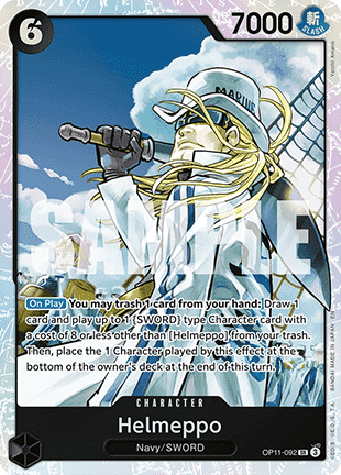 Helmeppo (OP11-092) (V.1) - A Fist of Divine Speed (Super Rare) [OP11-092] - JotaCards - Tu Tienda de TCG