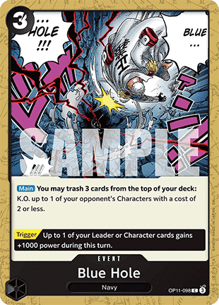 Blue Hole (OP11-098) - A Fist of Divine Speed (Common) [OP11-098] - JotaCards - Tu Tienda de TCG