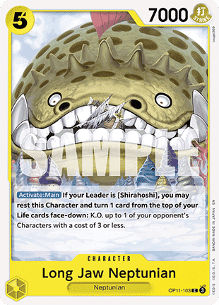 Long-Jaw Neptunian (OP11-103) - A Fist of Divine Speed (Common) [OP11-103] - JotaCards - Tu Tienda de TCG