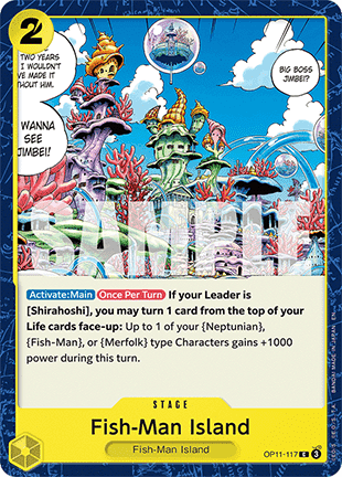 Fish-Man Island (OP11-117) - A Fist of Divine Speed (Common) [OP11-117] - JotaCards - Tu Tienda de TCG
