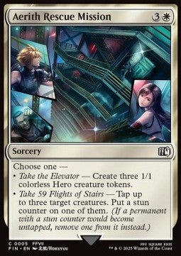 Aerith Rescue Mission - Magic: The Gathering - FINAL FANTASY (Common) [FIN-5] - JotaCards - Tu Tienda de TCG