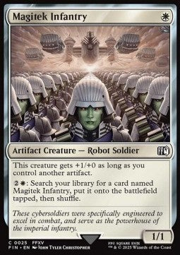 Magitek Infantry - Magic: The Gathering - FINAL FANTASY (Common) [FIN-25] - JotaCards - Tu Tienda de TCG