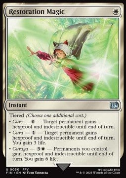 Restoration Magic - Magic: The Gathering - FINAL FANTASY (Uncommon) [FIN-30] - JotaCards - Tu Tienda de TCG