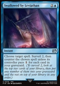Swallowed by Leviathan - Magic: The Gathering - FINAL FANTASY (Uncommon) [FIN-79] - JotaCards - Tu Tienda de TCG