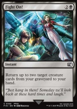 Fight On! - Magic: The Gathering - FINAL FANTASY (Common) [FIN-100] - JotaCards - Tu Tienda de TCG