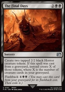 The Final Days - Magic: The Gathering - FINAL FANTASY (Uncommon) [FIN-101] - JotaCards - Tu Tienda de TCG