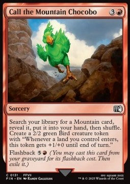 Call the Mountain Chocobo - Magic: The Gathering - FINAL FANTASY (Common) [FIN-131] - JotaCards - Tu Tienda de TCG