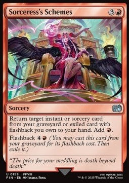 Sorceress's Schemes - Magic: The Gathering - FINAL FANTASY (Uncommon) [FIN-159] - JotaCards - Tu Tienda de TCG