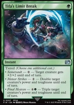 Tifa's Limit Break - Magic: The Gathering - FINAL FANTASY (Uncommon) [FIN-207] - JotaCards - Tu Tienda de TCG