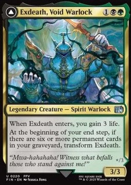 Exdeath, Void Warlock // Neo Exdeath, Dimension's End - Magic: The Gathering - FINAL FANTASY (Uncommon) [FIN-220] - JotaCards - Tu Tienda de TCG