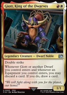 Giott, King of the Dwarves - Magic: The Gathering - FINAL FANTASY (Uncommon) [FIN-223] - JotaCards - Tu Tienda de TCG