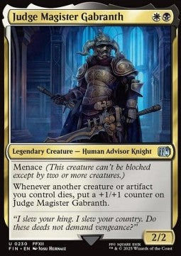 Judge Magister Gabranth - Magic: The Gathering - FINAL FANTASY (Uncommon) [FIN-230] - JotaCards - Tu Tienda de TCG