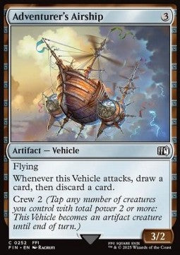 Adventurer's Airship - Magic: The Gathering - FINAL FANTASY (Common) [FIN-252] - JotaCards - Tu Tienda de TCG