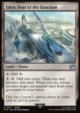Eden, Seat of the Sanctum - Magic: The Gathering - FINAL FANTASY (Uncommon) [FIN-277] - JotaCards - Tu Tienda de TCG