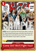 Come On!! We'll Fight You!! (OP09-020) - Starter Deck: Red Shanks (Rare) [ST-23-OP09-020] - JotaCards - Tu Tienda de TCG