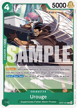 Urouge (OP07-021) - Starter Deck: Green Jewelry Bonney (Rare) [ST-24-OP07-021] - JotaCards - Tu Tienda de TCG
