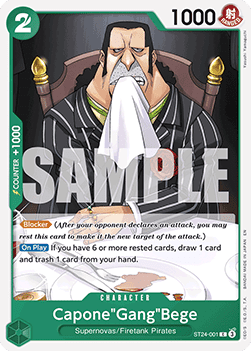 Capone"Gang"Bege (ST24-001) - Starter Deck: Green Jewelry Bonney (Common) [ST-24-001] - JotaCards - Tu Tienda de TCG
