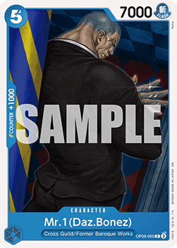 Mr.1(Daz.Bonez) (OP09-055) - Starter Deck: Blue Buggy (Common) [ST-25-OP09-055] - JotaCards - Tu Tienda de TCG