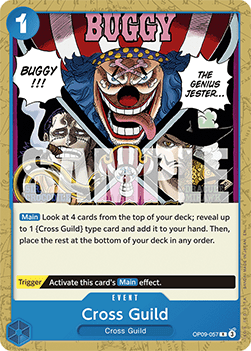 Cross Guild (OP09-057) - Starter Deck: Blue Buggy (Rare) [ST-25-OP09-057] - JotaCards - Tu Tienda de TCG