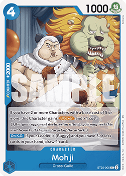 Mohji (ST25-005) - Starter Deck: Blue Buggy (Common) [ST-25-005] - JotaCards - Tu Tienda de TCG