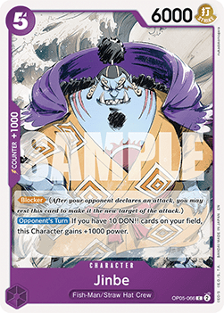 Jinbe (OP05-066) - Starter Deck: Purple Black Monkey.D.Luffy (Common) [ST-26-OP05-066] - JotaCards - Tu Tienda de TCG