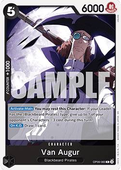 Van Augur (OP09-083) - Starter Deck: Black Marshall.D.Teach (Rare) [ST-27-OP09-083] - JotaCards - Tu Tienda de TCG
