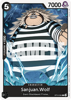 Sanjuan.Wolf (OP10-084) - Starter Deck: Black Marshall.D.Teach (Common) [ST-27-OP10-084] - JotaCards - Tu Tienda de TCG