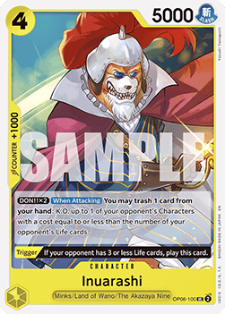 Inuarashi (OP06-100) - Starter Deck: Green Yellow Yamato (Uncommon) [ST-28-OP06-100] - JotaCards - Tu Tienda de TCG