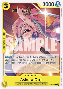 Ashura Doji (ST28-001) - Starter Deck: Green Yellow Yamato (Common) [ST-28-001] - JotaCards - Tu Tienda de TCG