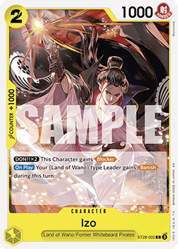 Izo (ST28-002) - Starter Deck: Green Yellow Yamato (Common) [ST-28-002] - JotaCards - Tu Tienda de TCG