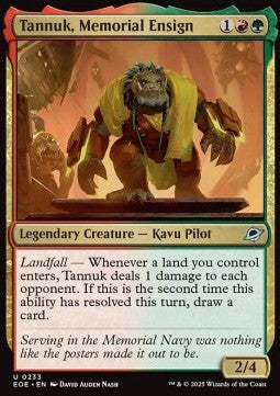 Tannuk, Memorial Ensign - Edge of Eternities (Uncommon) [EOE-233] - JotaCards - Tu Tienda de TCG