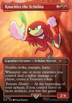 Knuckles the Echidna - Secret Lair Drop Series: The Sonic Superdrop (Mythic) [SLDTS-2082] - JotaCards - Tu Tienda de TCG
