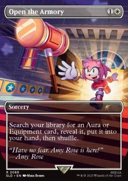 Open the Armory (V.1) - Secret Lair Drop Series: The Sonic Superdrop (Rare) [SLDTS-2089] - JotaCards - Tu Tienda de TCG