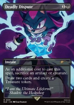 Deadly Dispute (V.1) - Secret Lair Drop Series: The Sonic Superdrop (Rare) [SLDTS-2091] - JotaCards - Tu Tienda de TCG