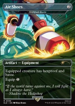 Swiftfoot Boots (V.1) - Secret Lair Drop Series: The Sonic Superdrop (Rare) [SLDTS-2096] - JotaCards - Tu Tienda de TCG