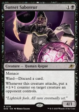 Sunset Saboteur - Edge of Eternities (Rare) [EOE-116] - JotaCards - Tu Tienda de TCG