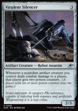 Virulent Silencer - Edge of Eternities (Uncommon) [EOE-248] - JotaCards - Tu Tienda de TCG