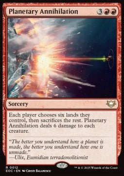 Planetary Annihilation - Commander: Edge of Eternities (Rare) [EOC-12] - JotaCards - Tu Tienda de TCG