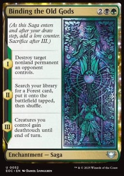 Binding the Old Gods - Commander: Edge of Eternities (Uncommon) [EOC-52] - JotaCards - Tu Tienda de TCG