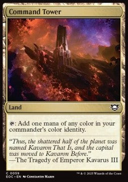 Command Tower - Commander: Edge of Eternities (Common) [EOC-59] - JotaCards - Tu Tienda de TCG