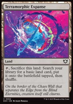 Terramorphic Expanse - Commander: Edge of Eternities (Common) [EOC-62] - JotaCards - Tu Tienda de TCG