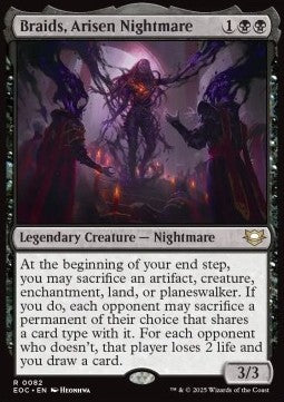 Braids, Arisen Nightmare - Commander: Edge of Eternities (Rare) [EOC-82] - JotaCards - Tu Tienda de TCG